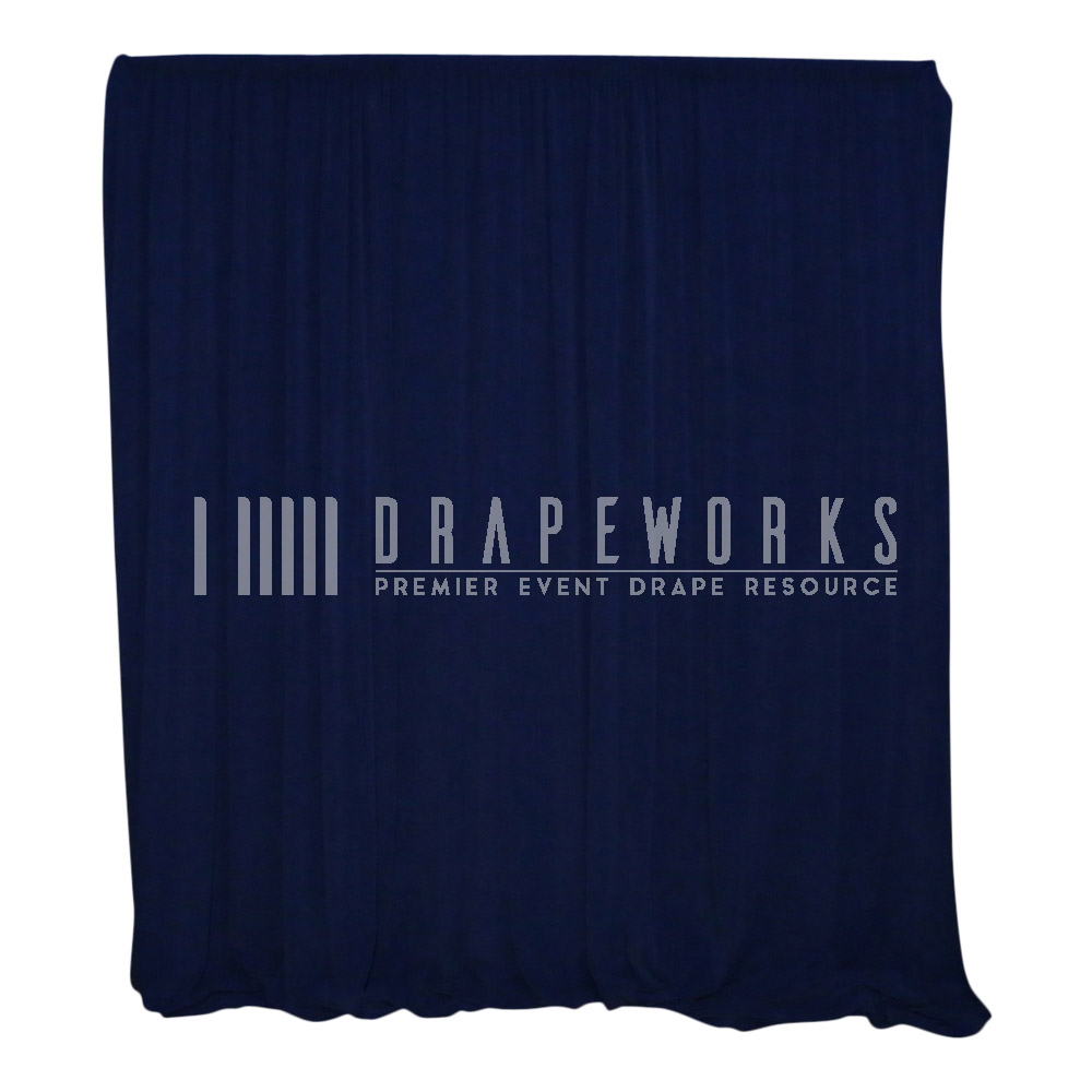 Blue velour drape rental panels Miami Fort Lauderdale Palm Beach